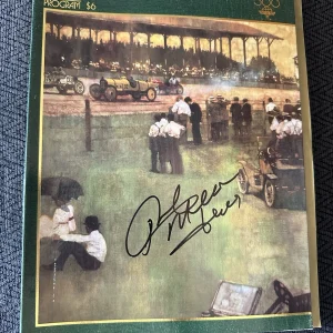 1991 Indy 500 Program Signed By Winner Rick Mears Autographed