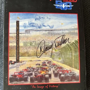 1985 Indy 500 Program Signed By Winner Danny Sullivan Autographed