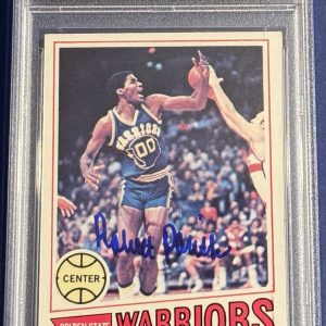 Robert Parish Signed 1977-78 Topps Rookie Card Warriors PSA/DNA Slabbed