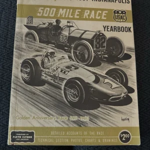 1961 Indy 500 Clymer's Winner AJ Foyt Indianapolis Used Condition 50th Race
