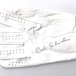 BOB CHARLES HAND SIGNED AND USED GOLF GLOVE+COA          1963 OPEN CHAMPION