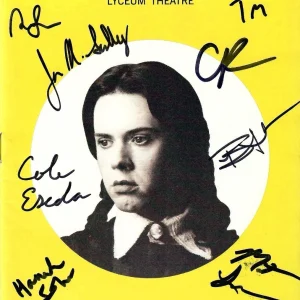 OH MARY! HAND SIGNED NYC PLAYBILL+COA SIGNED BY CAST COLE ESCOLA