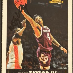Wade Taylor Signed Sport Illustrated For Kids Rookie Card Texas A&M BAS Beckett
