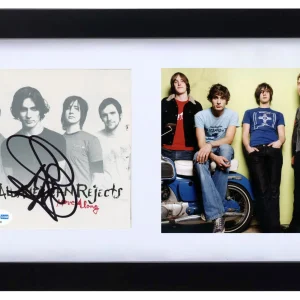 All American Rejects Tyson Ritter Signed Autograph Move Along CD Framed ACOA COA