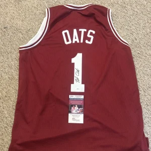 ALABAMA CRIMSON TIDE- NATE OATS SIGNED AUTOGRAPH JERSEY JSA COA BASKETBALL COACH