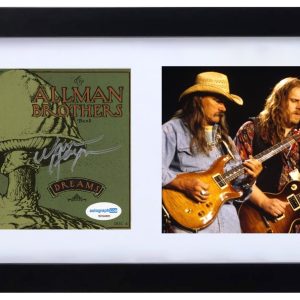 Warren Haynes Allman Brothers Band Signed Autograph Dreams CD Cover Framed ACOA