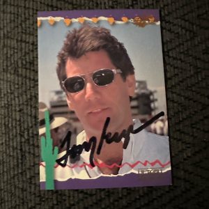 Signed Trading Card Indy 500 Car Indianapolis Tony George Owner Autographed