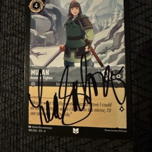 Lea Salonga Signed Trading Card Disney Mulan Autographed Princess