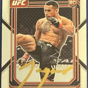 Carlos Ulberg Signed 2023 Panini Prizm Rookie UFC Base Card BAS Beckett COA