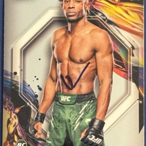 Ode Osbourne Signed 2024 Topps Finest Uncommon UFC Rookie Card BAS Beckett COA