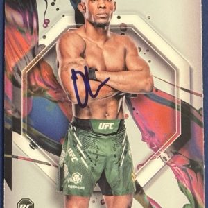 Ode Osbourne Signed 2024 Topps Finest Common UFC Rookie Card BAS Beckett COA