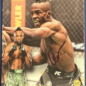Ode Osbourne Signed 2024 Topps Gold Label UFC Rookie Card BAS Beckett COA