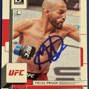 Matt Schnell Signed 2023 Donruss Press Proof UFC Base Card BAS Beckett COA