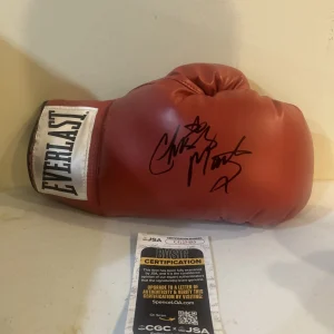 CHRISTY MARTIN SIGNED AUTOGRAPH EVERLAST BOXING GLOVE JSA COA HOF 2020