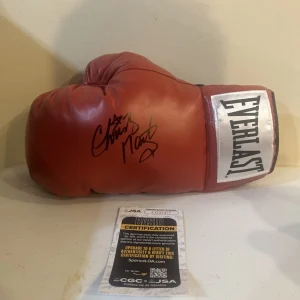 CHRISTY MARTIN SIGNED AUTOGRAPH EVERLAST BOXING GLOVE JSA COA HOF 2020