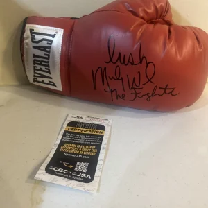 IRISH MICKY WARD SIGNED AUTOGRAPH EVERLAST BOXING GLOVE JSA COA THE FIGHTER