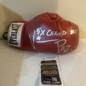 VINNY PAZ SIGNED AUTOGRAPH BOXING GLOVE JSA COA HOF BOXER CHAMPION