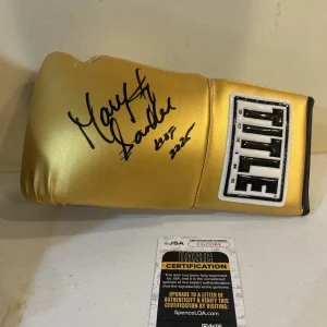 MARY JO SANDERS SIGNED AUTOGRAPH BOXING GLOVE JSA COA HOF BOXER CHAMPION