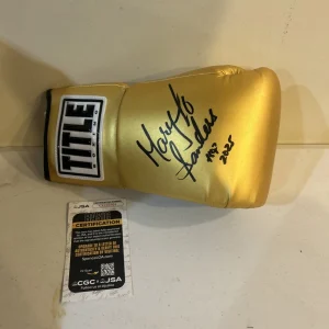 MARY JO SANDERS SIGNED AUTOGRAPH BOXING GLOVE JSA COA HOF BOXER CHAMPION