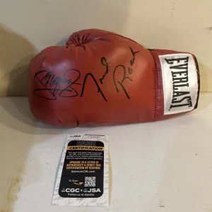 MANNY PACQUIAO FREDDIE ROACH SIGNED AUTOGRAPH EVERLAST BOXING GLOVE JSA COA RARE