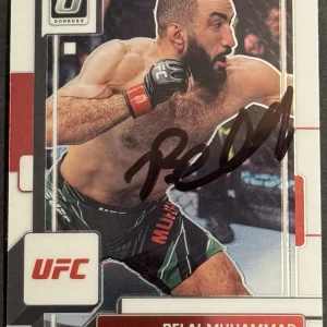 Belal Muhammad Signed 2023 Donruss Optic Base UFC Card BAS Beckett COA