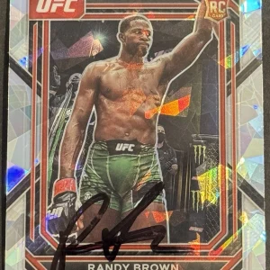 Randy Brown Signed Autographed 2023 Prizm Cracked Ice Base Card Beckett Coa