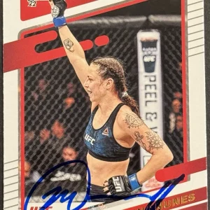 Nina Nunes Signed 2022 Donruss UFC Base Card BAS Beckett COA