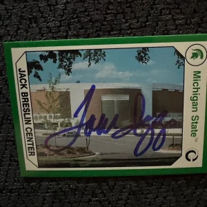 Coach Tom Izzo Signed Trading Card Michigan State Spartans Rookie RC