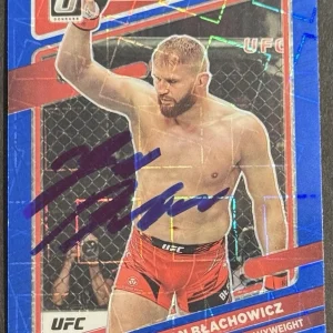 Jan Blachowicz Signed 2022 Donruss Optic Blue Velocity UFC Card BAS Beckett