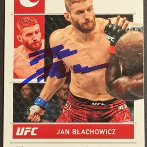 Jan Blachowicz Signed 2022 Panini Chronicles Base UFC Card BAS Beckett