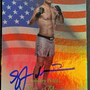 Stipe Miocic Signed 2024 Topps Gold Label Country Pride UFC Card BAS Beckett COA