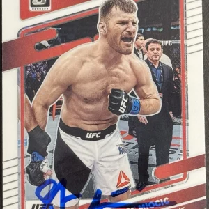 Stipe Miocic Signed 2022 Donruss Optic Base UFC Card BAS Beckett COA