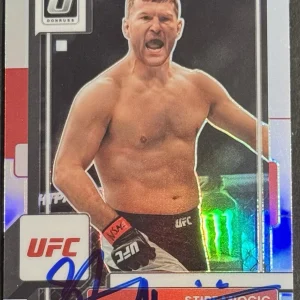 Stipe Miocic Signed 2023 Donruss Optic Silver Base UFC Card BAS Beckett COA