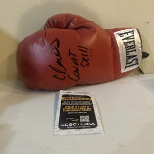 CLARESSA SHIELDS SIGNED AUTOGRAPH EVERLAST BOXING GLOVE JSA COA CHAMP BOXER
