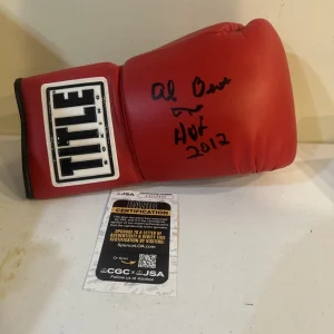 AL BERNSTEIN SIGNED AUTOGRAPH BOXING GLOVE JSA COA HOF ANNOUNCER