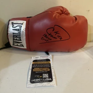 YESSICA KIKA CHAVEZ SIGNED AUTOGRAPH BOXING GLOVE JSA COA HOF BOXER CHAMPION