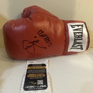 ANNE SOPHIE MATHIS SIGNED AUTOGRAPH BOXING GLOVE JSA COA HOF BOXER CHAMPION