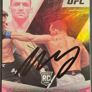 Michael Chandler Signed 2021 Chronicles Black Pink Rookie Base UFC Card Beckett