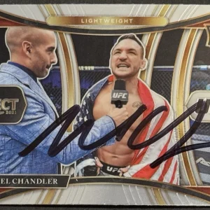 Michael Chandler Signed 2021 Panini Select Rookie Base UFC Card Beckett