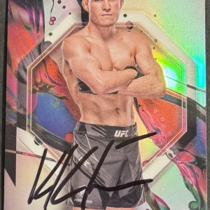 Kai Kara- France Signed 2024 Topps Finest Refractor Base UFC Card BAS Beckett
