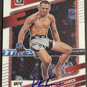 Kai Kara- France Signed 2022 Donruss Optic Base UFC Card BAS Beckett