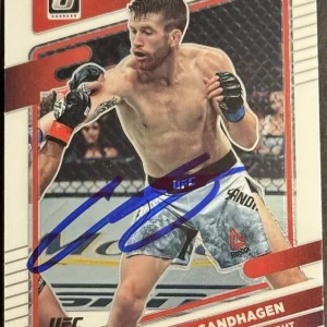 Cory Sandhagen Signed 2022 Donruss Optic Base UFC Card BAS Beckett On Card