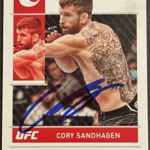 Cory Sandhagen Signed 2022 Panini Chronicles Base UFC Card BAS Beckett On Card