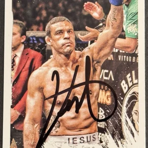 Vitor Belfort Signed 2011 Topps Moment Of Truth UFC Base Card BAS Beckett
