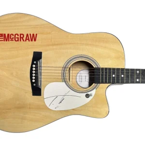 Tim McGraw Signed Autograph Full Size Acoustic Guitar Country Singer Beckett COA