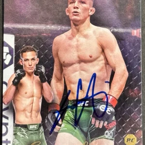 Cameron Saaiman Signed 2024 Topps Gold Label UFC Base Card BAS Beckett On Card