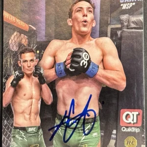 Cameron Saaiman Signed 2024 Topps Gold Label UFC Base Card BAS Beckett On Card