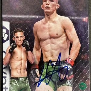 Cameron Saaiman Signed 2024 Topps Gold Label UFC Base Card BAS Beckett On Card