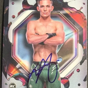 Cameron Saaiman Signed 2024 Topps Finest Rare UFC Base Card BAS Beckett On Card