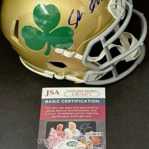 Shane Gillis Signed Autographed Notre Dame Fighting Irish Mini Helmet JSA COA